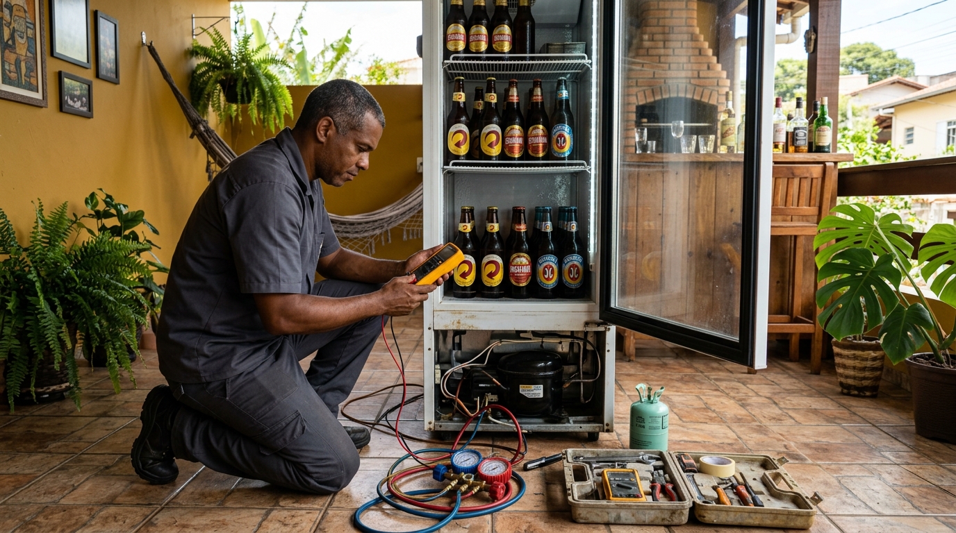 Conserto de placa eletrônica de cervejeira em Caxias do Sul‑RS